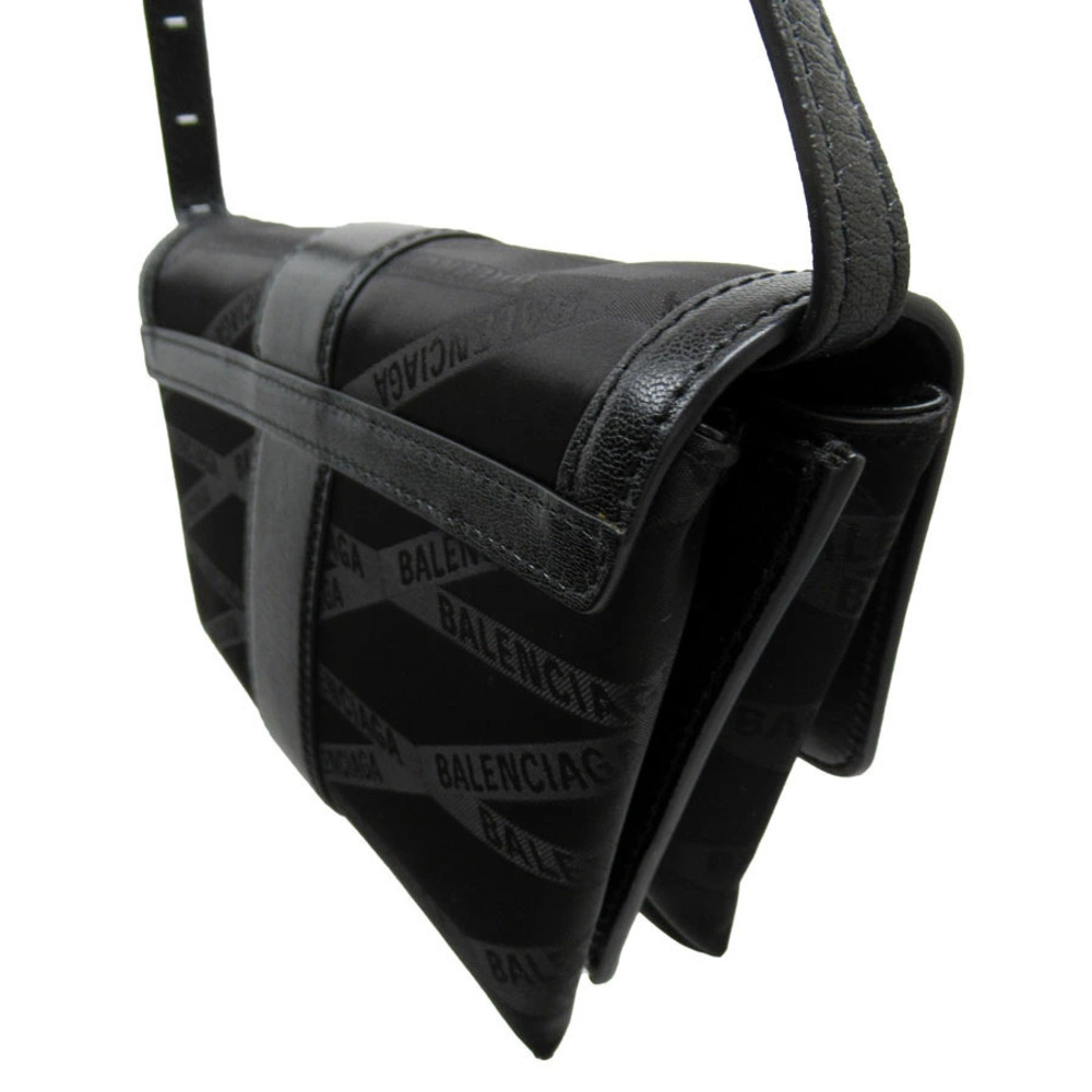 Balenciaga Bag Black Crossbody Shoulder Leather Black